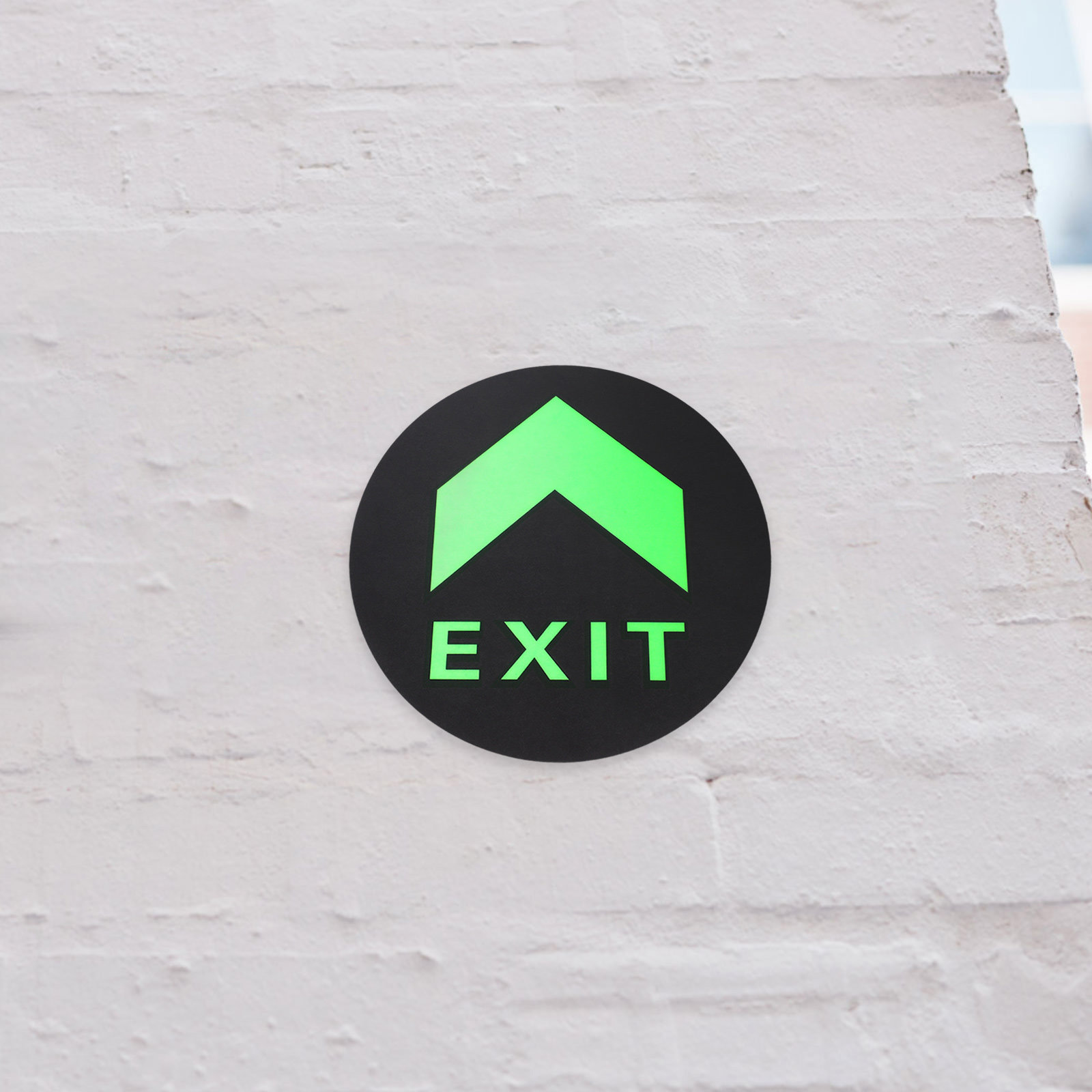 Emergency Exit Sign - 5Pcs Exit Glow Safety Sign Floor