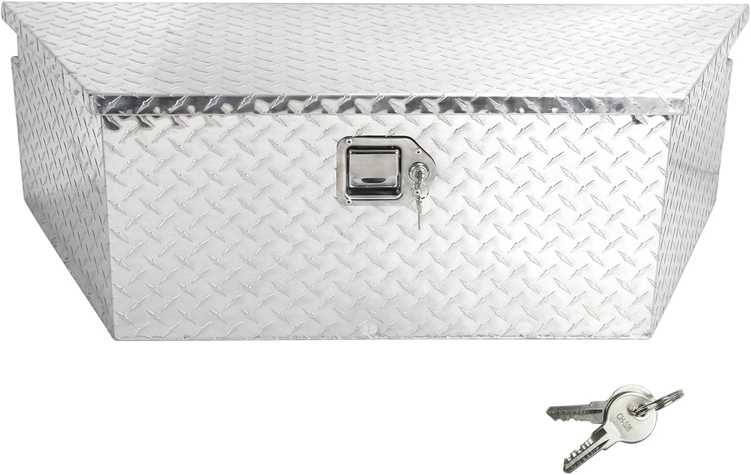 Lockbox Key Secure - Silver Heavy Duty Aluminum Diamond Plate