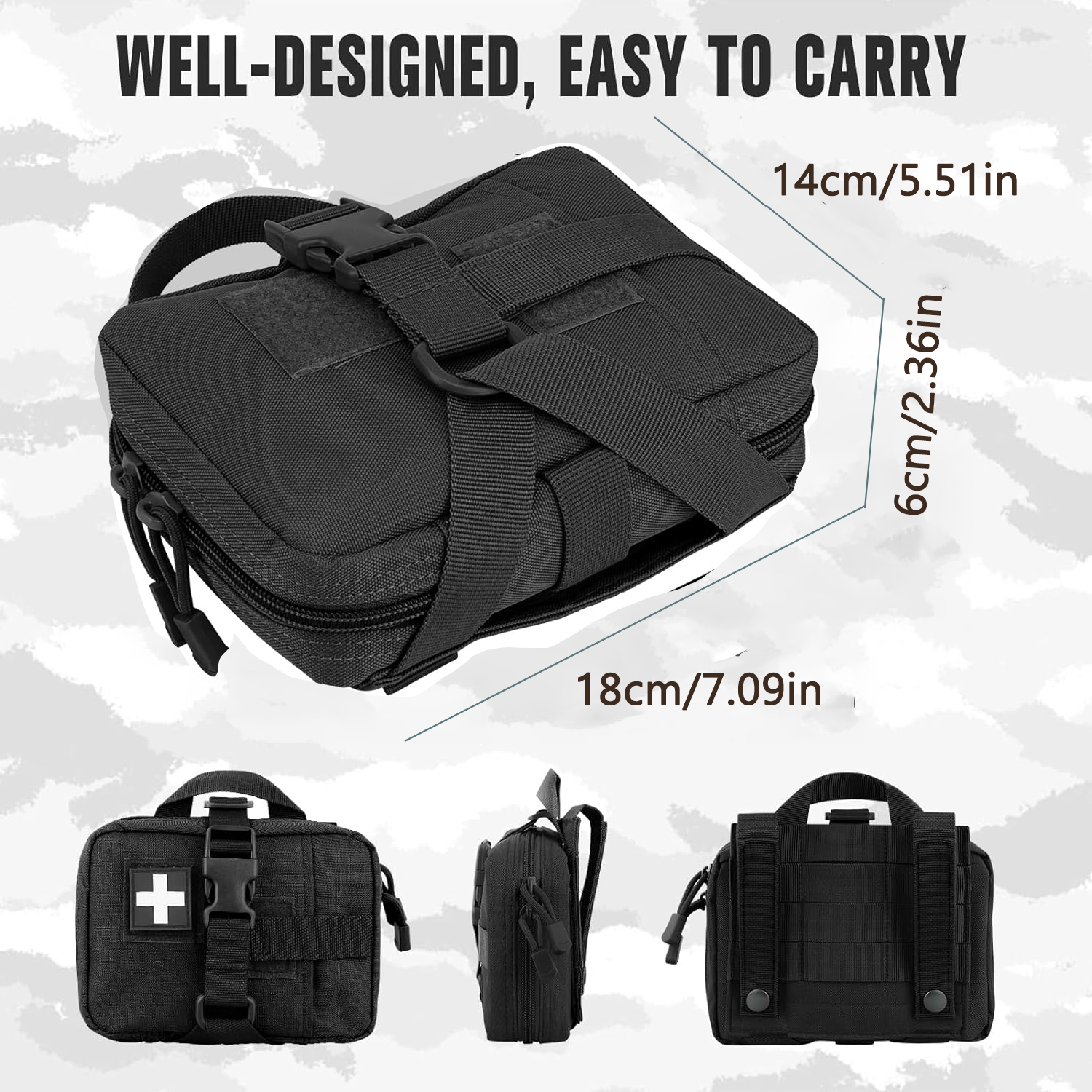Tactical EMT Pouch, Upgrade IF - First Aid Bag Kit recensione e prezzo