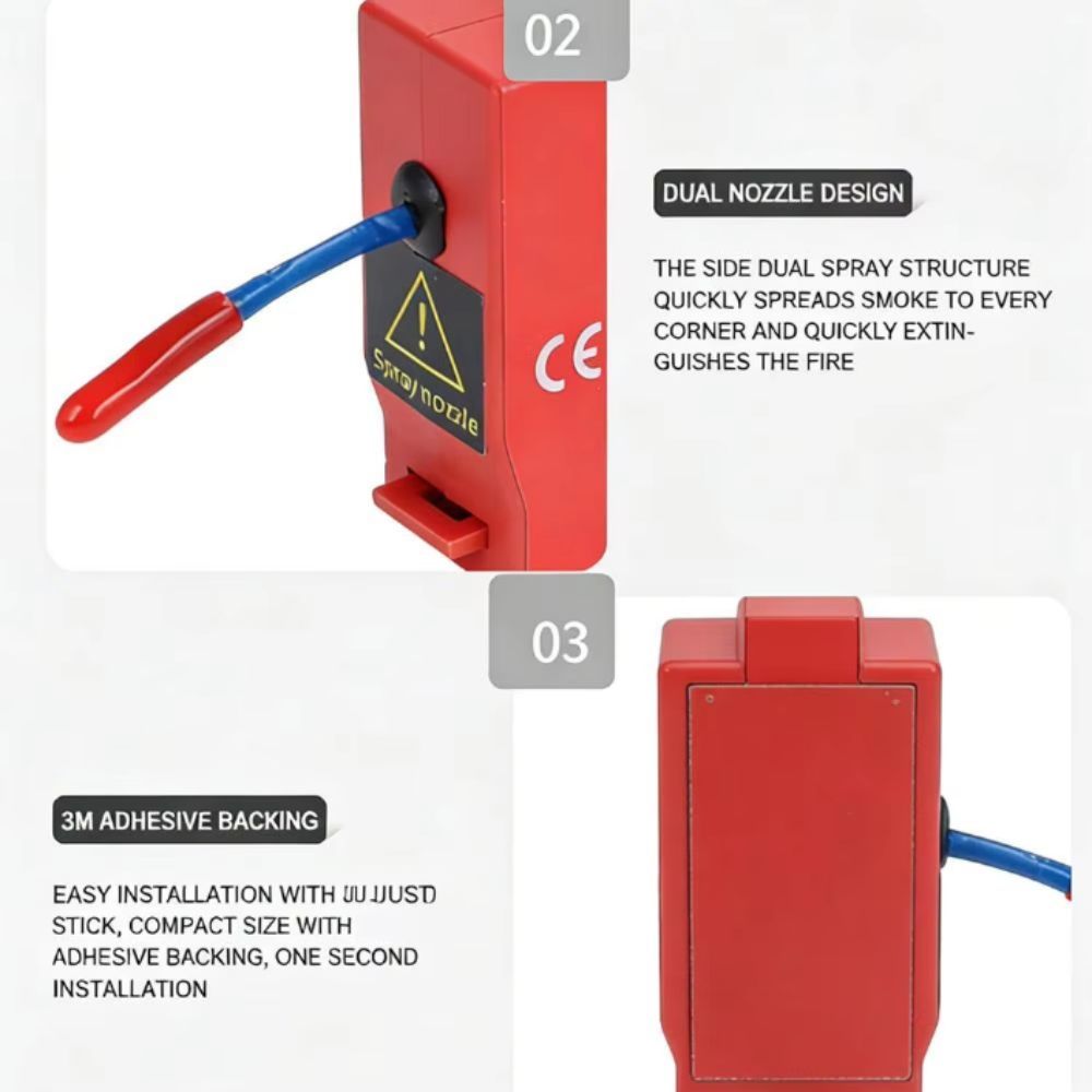 Dual-Line Design Flame Retarda - Fire Extinguisher Small recensione e prezzo