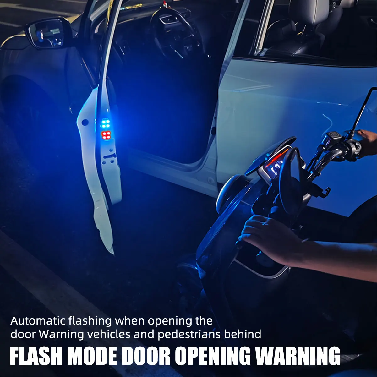 Car Door Lights LED Colorful F - Emergency Exit Sign recensione e prezzo