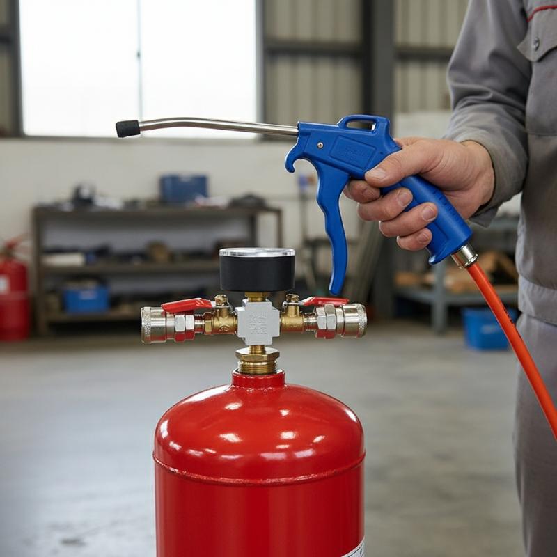 Portable Mobile Air Compressor - Fire Extinguisher Small recensione e prezzo