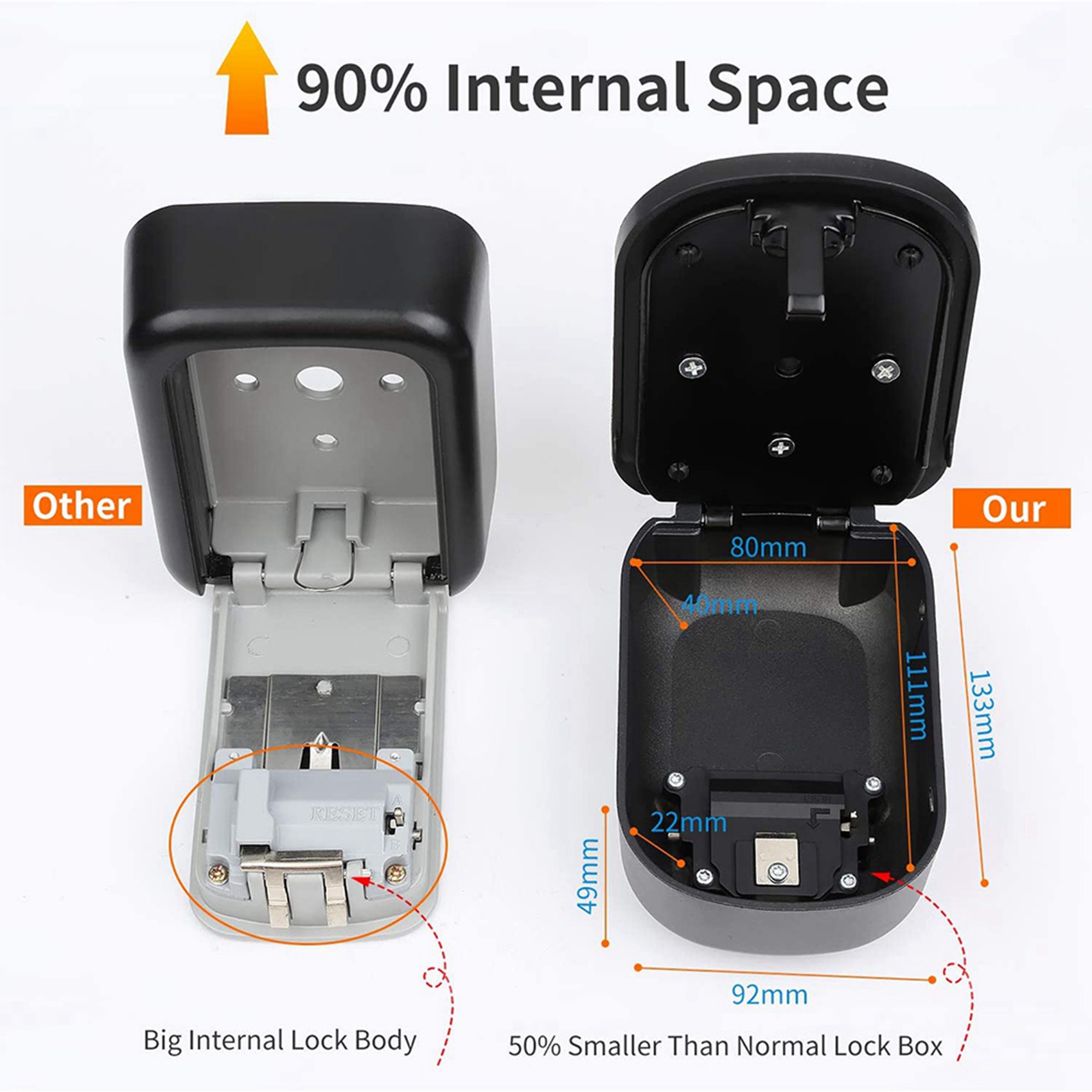 ABKN-2X Key Lock Box Wall Moun - Lockbox Key Secure recensione e prezzo