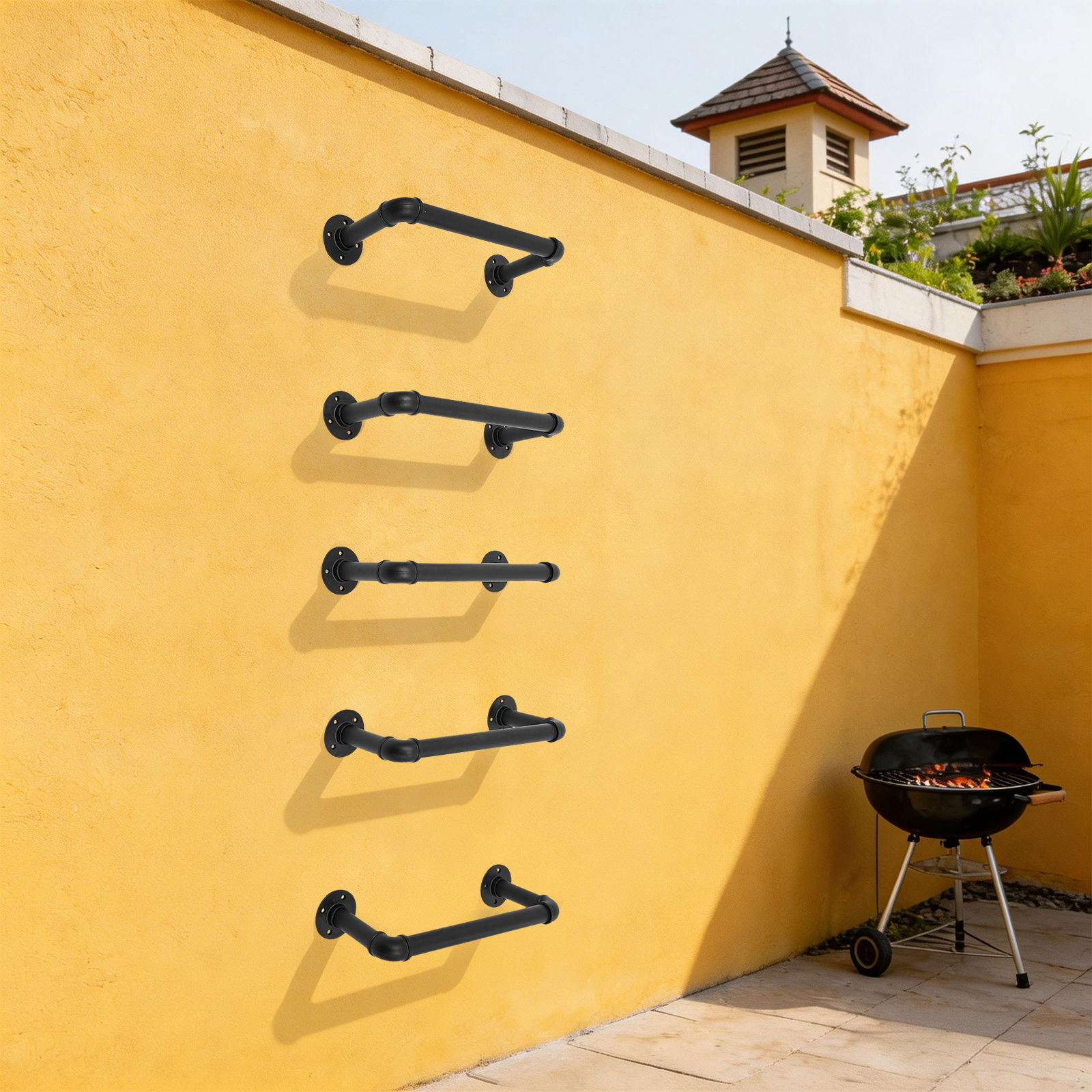 5 Pcs Wall Mounted Emergency E - Fire Escape Ladder recensione e prezzo