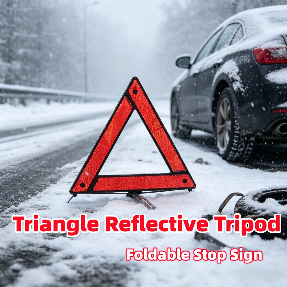 Red Reflective Car Tripod Fold - Emergency Exit Sign recensione e prezzo