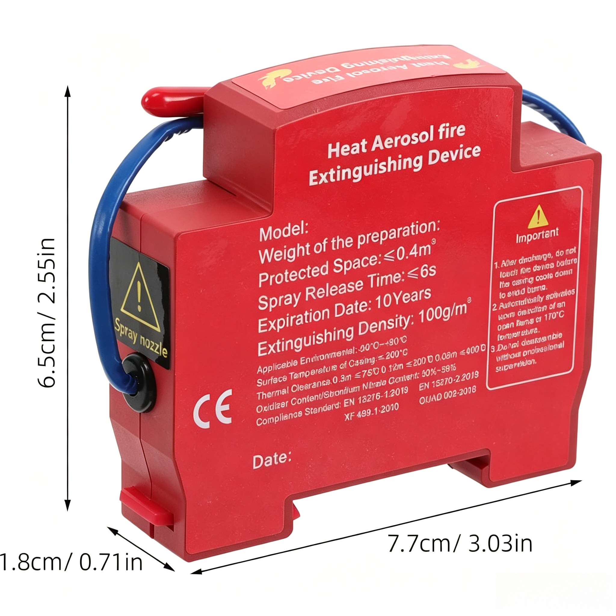 1Pcs Mini Fire Suppression Uni - Fire Extinguisher Small recensione e prezzo