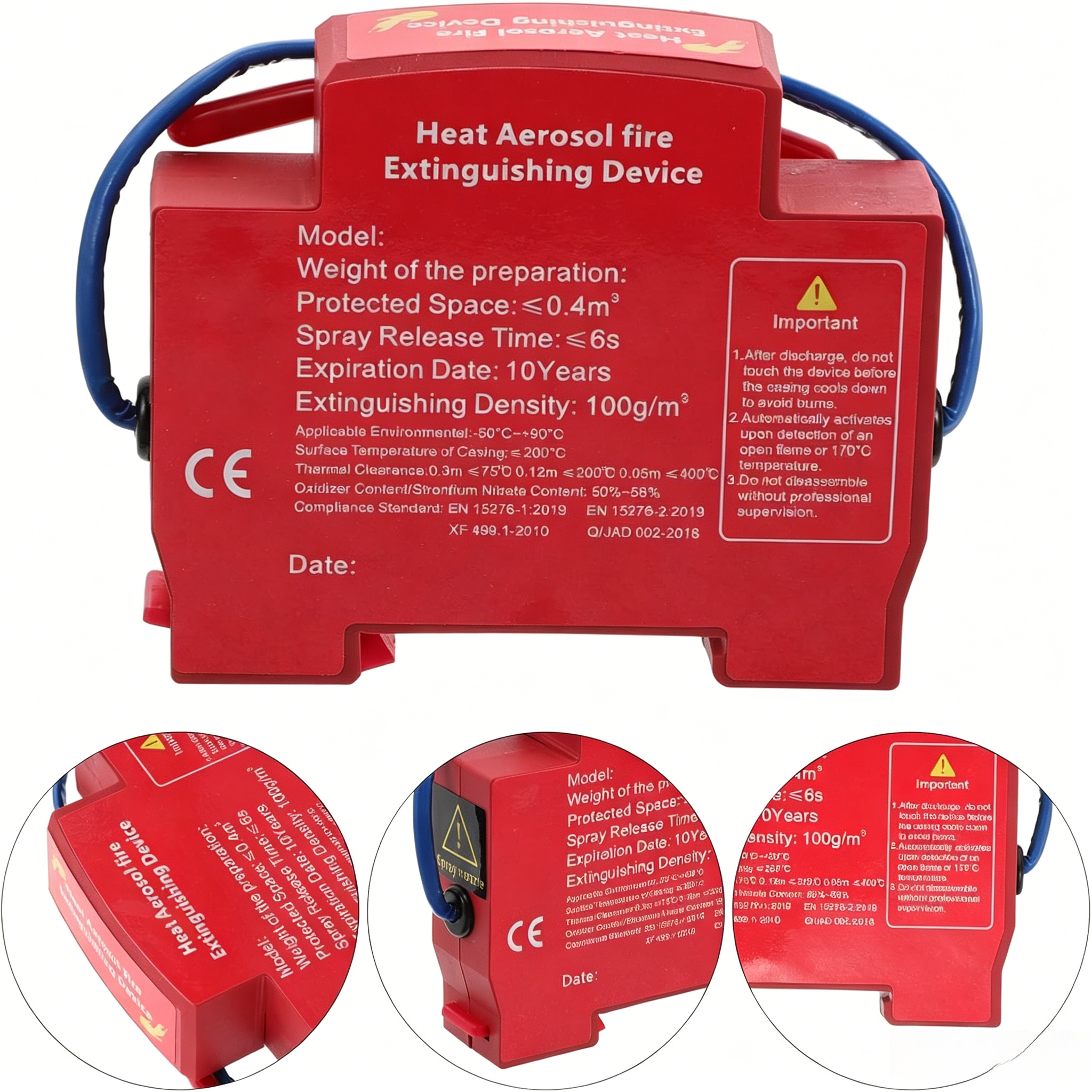 1Pcs Mini Fire Suppression Uni - Fire Extinguisher Small recensione e prezzo