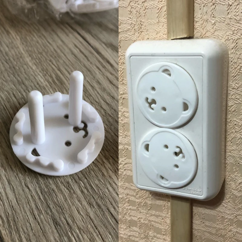 5/10PCS Cartoon Bear Outlet Co - Outlet Cover Baby recensione e prezzo