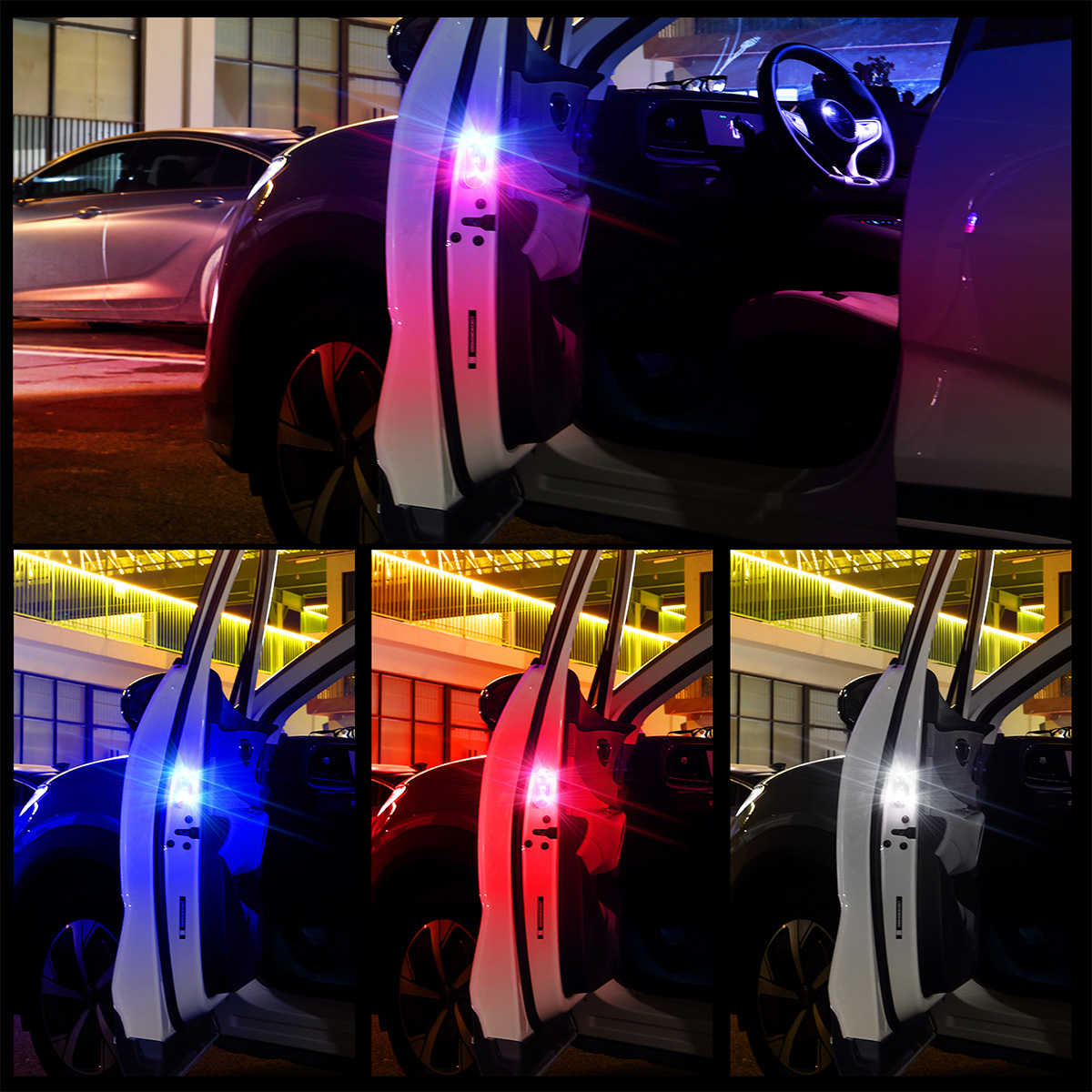 1/2pcs Car Door LED Strobe War - Emergency Exit Sign recensione e prezzo