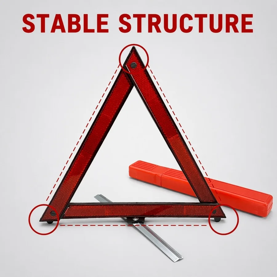 Car Tripod Folded Stop Sign Re - Emergency Exit Sign recensione e prezzo