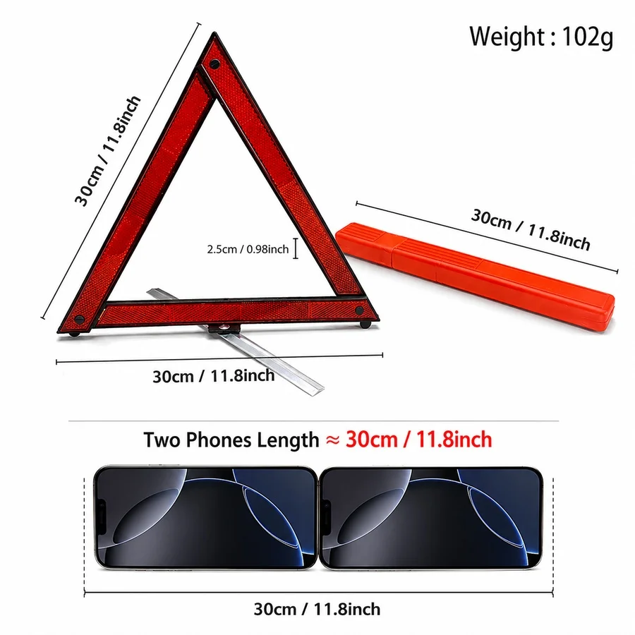 Car Tripod Folded Stop Sign Re - Emergency Exit Sign recensione e prezzo