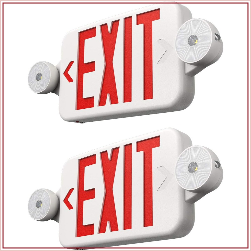 2 Pack Exit Sign with Emergenc - Emergency Exit Sign recensione e prezzo