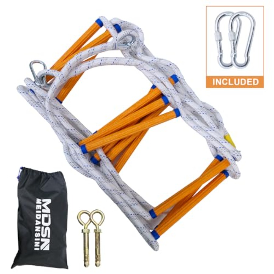 Rope Ladder, 49 Feet Emergency - Fire Escape Ladder recensione e prezzo