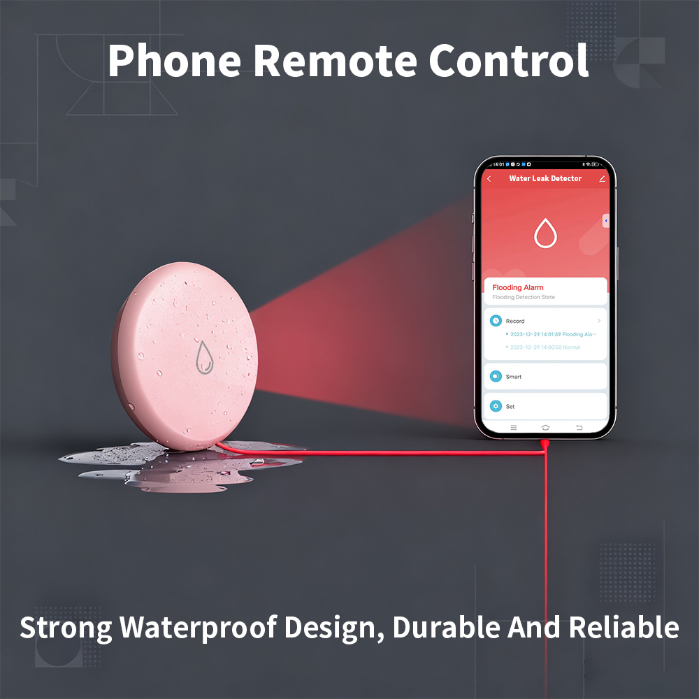 Zigbee Leakage Sensor LED Imme - Water Alarm Sensor recensione e prezzo