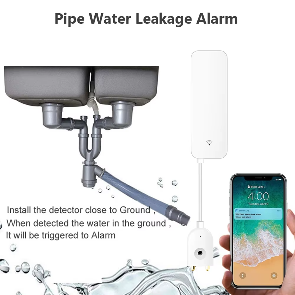 ZigBee WiFi Water Leak Sensor  - Water Alarm Sensor recensione e prezzo