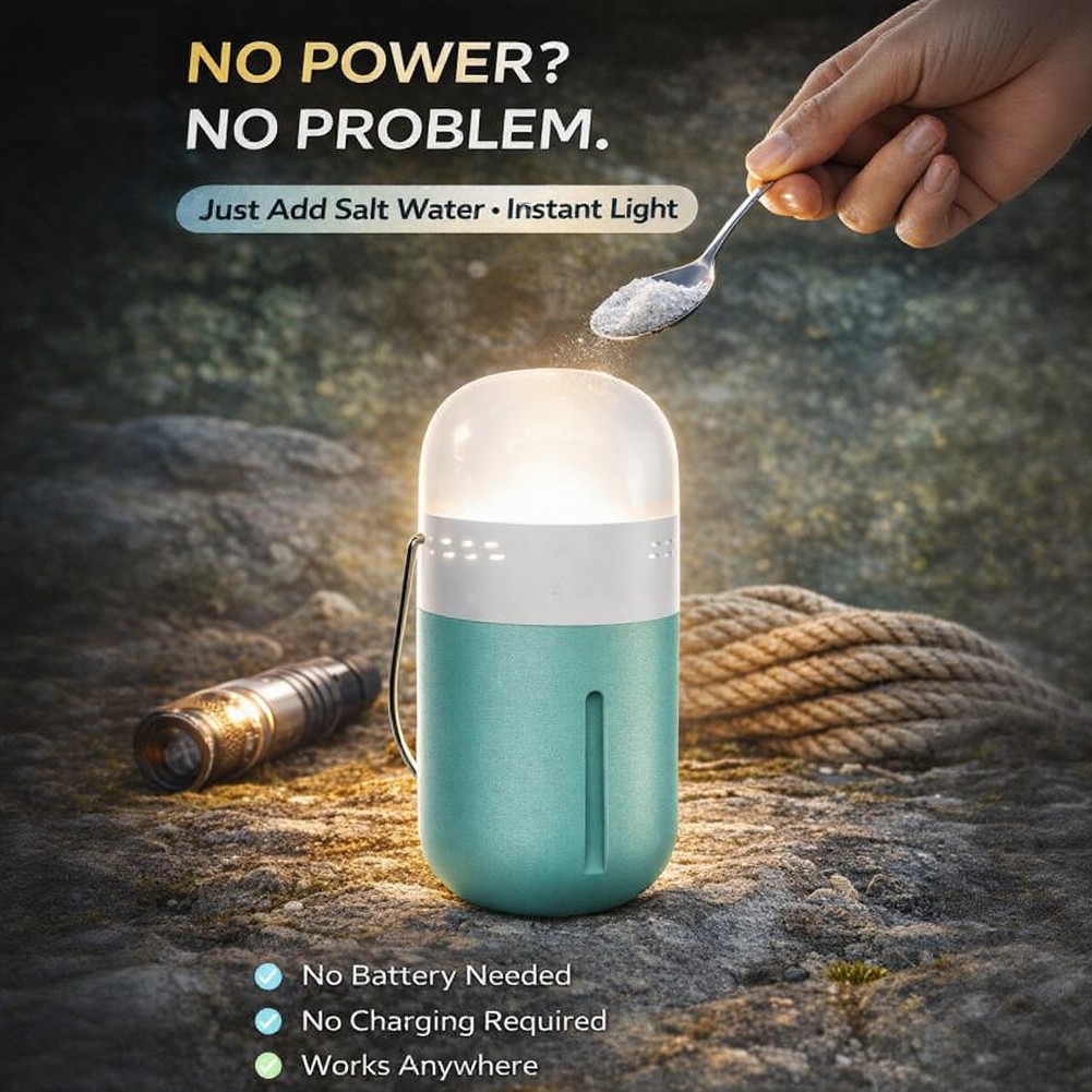 Portable Saline Lamp Compact 6 - Power Outage Light recensione e prezzo