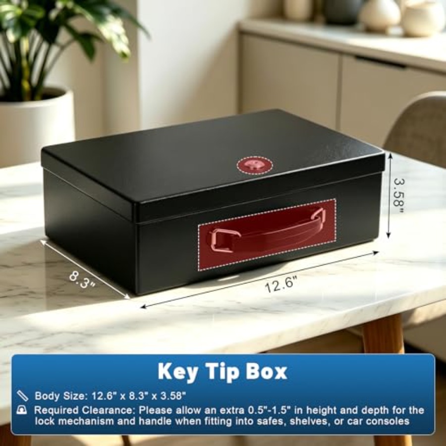 Fireproof Document Box with Ke - Fire Safe Document recensione e prezzo