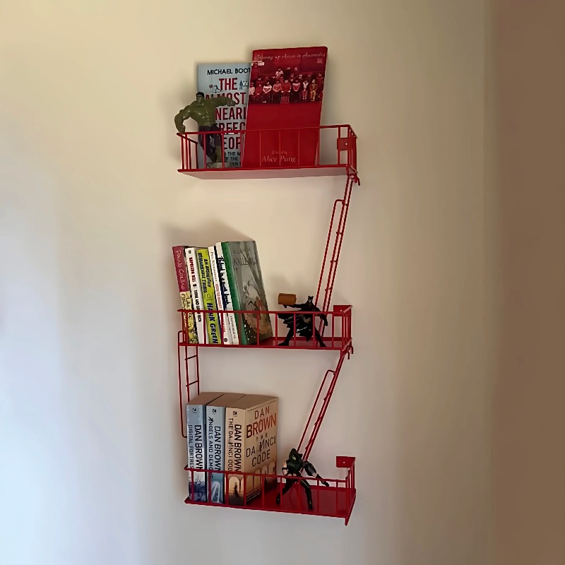 Fire Escape Wall Shelf, 3-Tier - Fire Escape Ladder recensione e prezzo