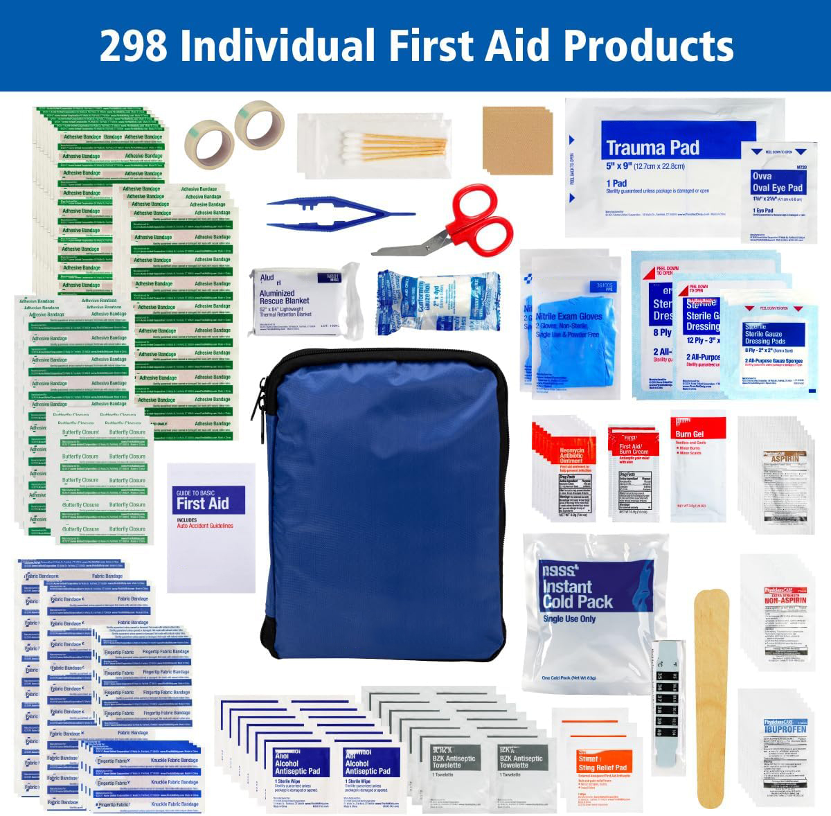 Kebon KB5029 298pcs Durable 60 - First Aid Bag Kit recensione e prezzo