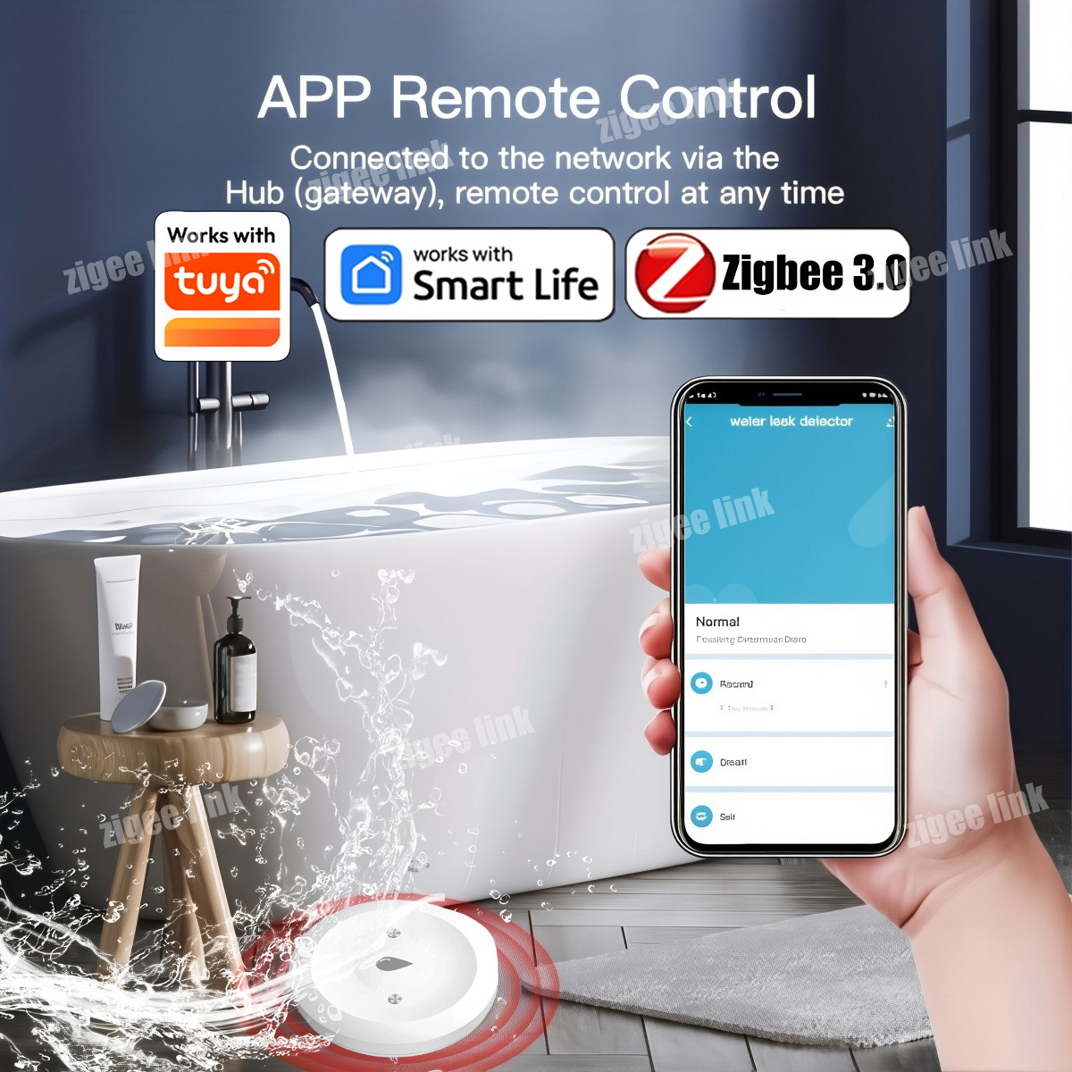 ZigBee 3.0 Water Sensor Smart  - Water Alarm Sensor recensione e prezzo