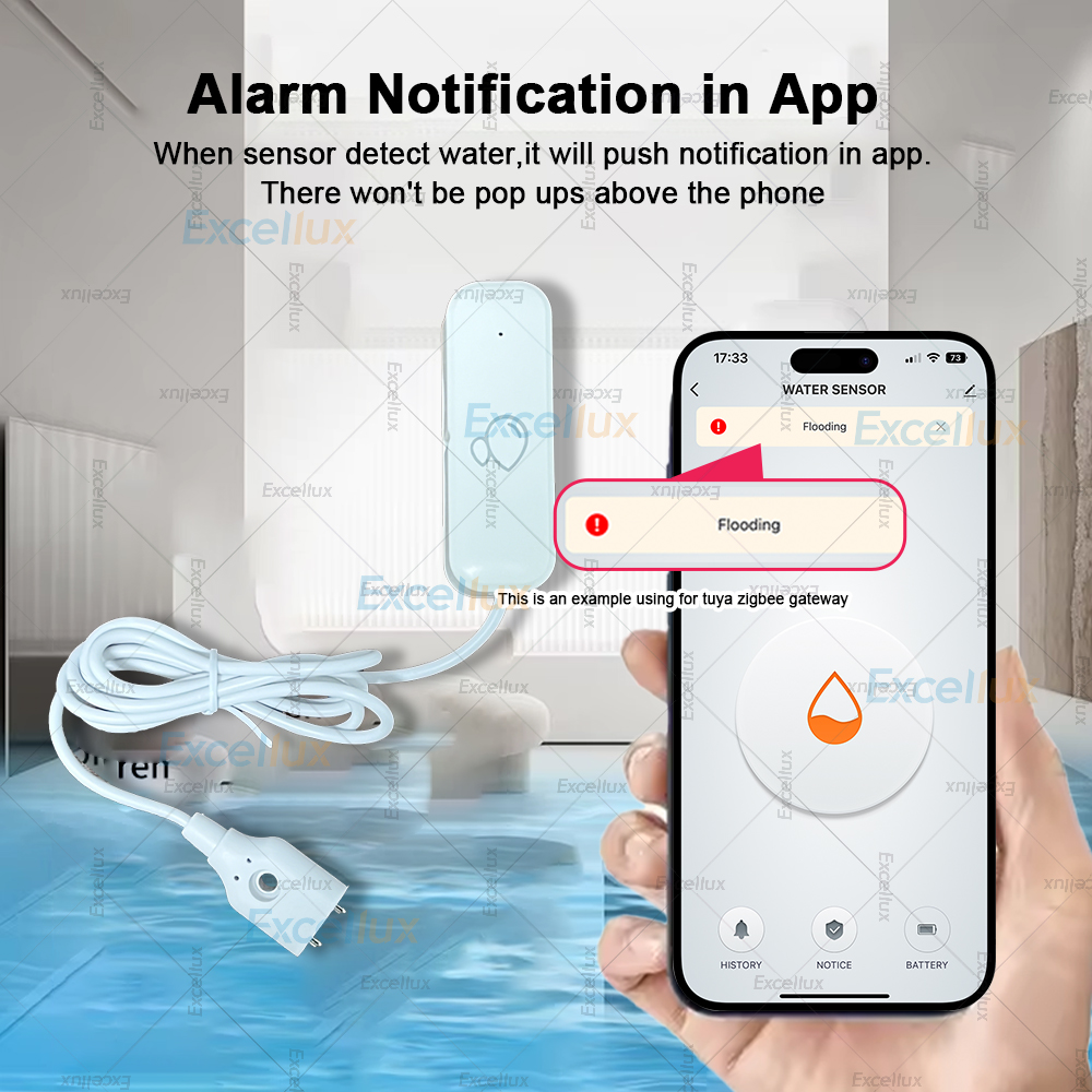 Zigbee Smart Water Leak Sensor - Water Alarm Sensor recensione e prezzo