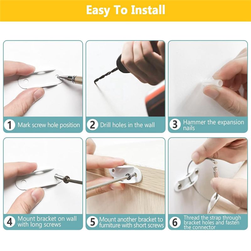 A84F-Furniture Anchors For Bab - Earthquake Anchor Strap recensione e prezzo