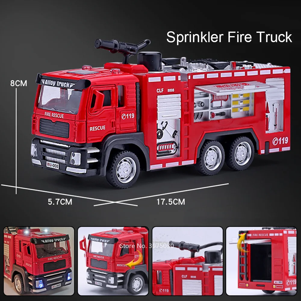 1/32 Fire Engine Car Toy Model - Fire Escape Ladder recensione e prezzo