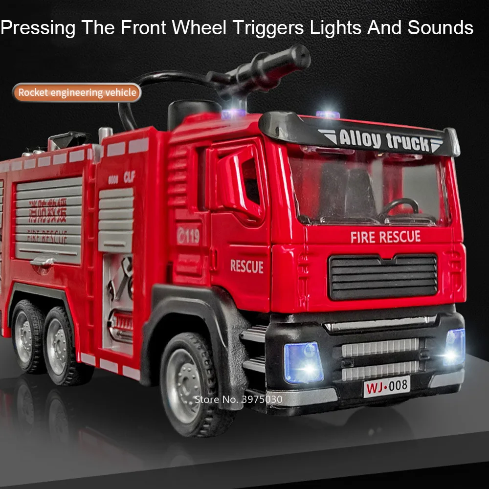 1/32 Fire Engine Car Toy Model - Fire Escape Ladder recensione e prezzo