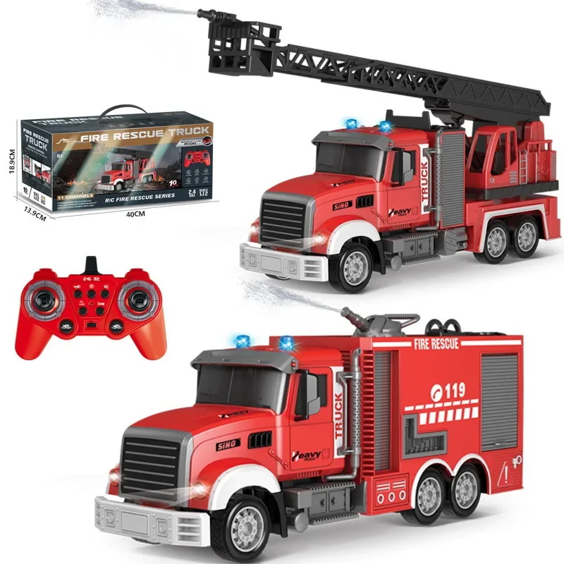 2.4G RC Fire Engine Car with S - Fire Escape Ladder recensione e prezzo