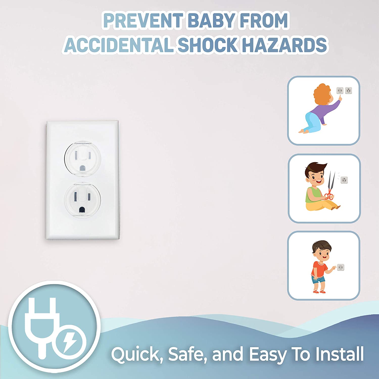 10pcs Outlet Covers, American  - Outlet Cover Baby recensione e prezzo