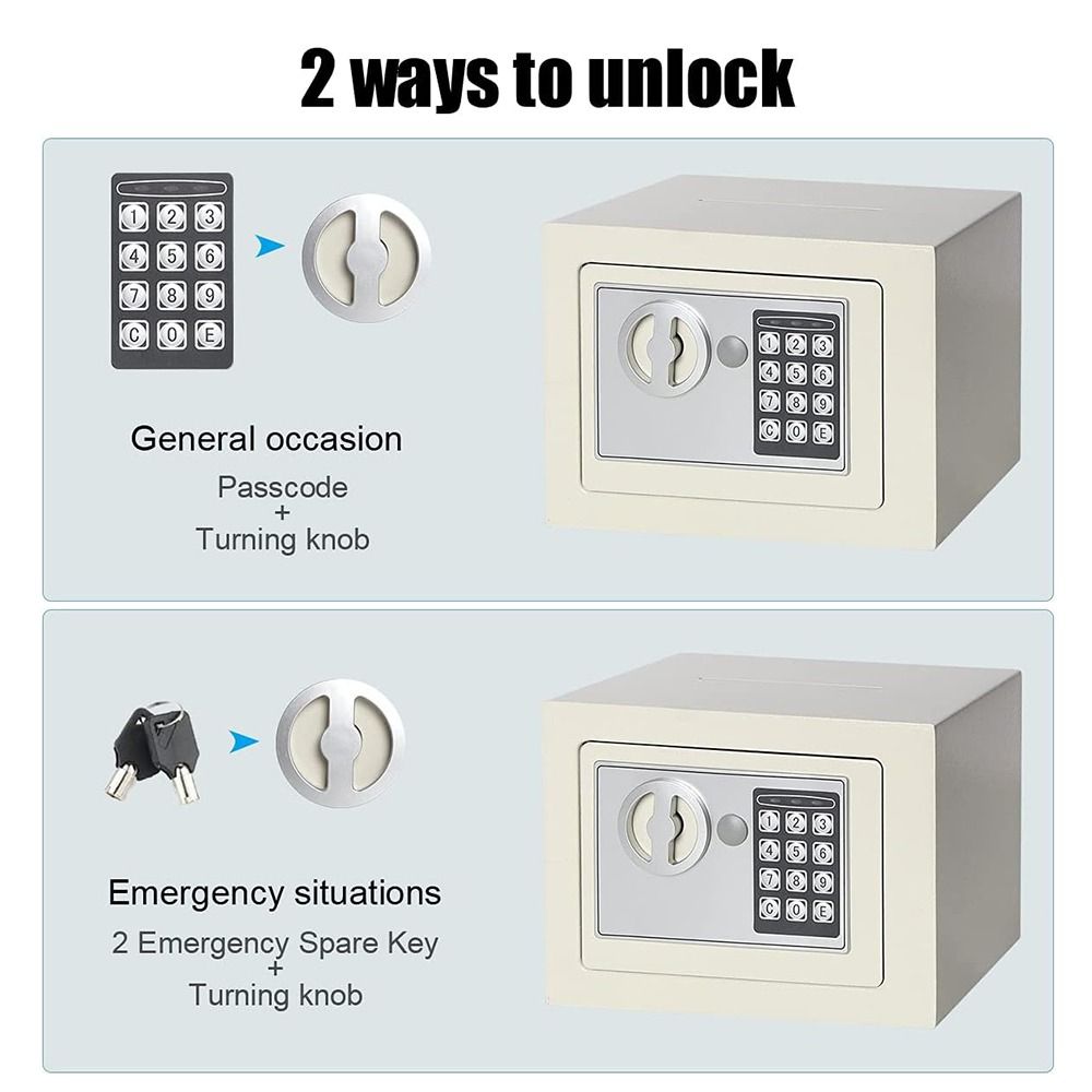 Anti-Theft Piggy Bank Password - Lockbox Key Secure recensione e prezzo