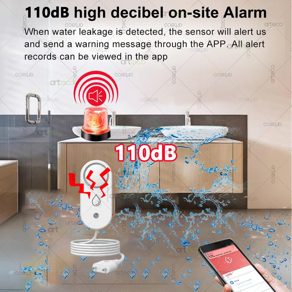 Zigbee Water Leakage Sensor Fl - Water Alarm Sensor recensione e prezzo