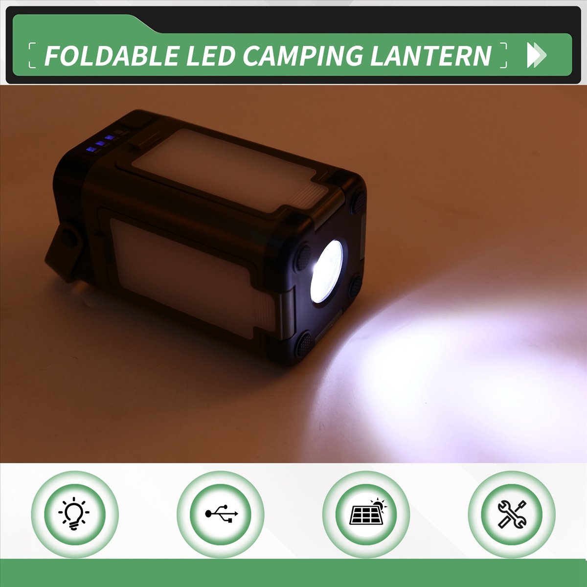 X08A Foldable LED Camping Lant - Power Outage Light recensione e prezzo
