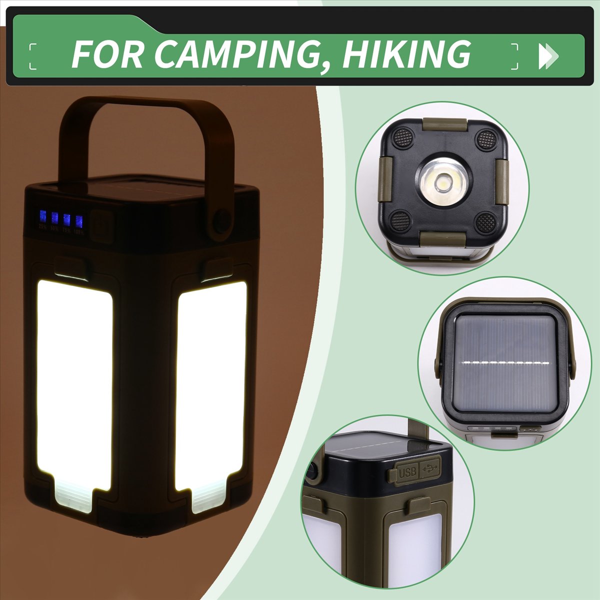 X08A Foldable LED Camping Lant - Power Outage Light recensione e prezzo