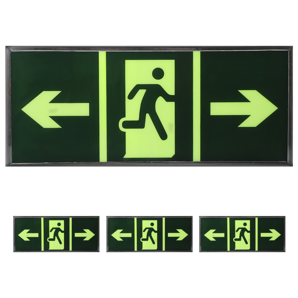4Pcs Safety Exit Sign Stickers - Emergency Exit Sign recensione e prezzo