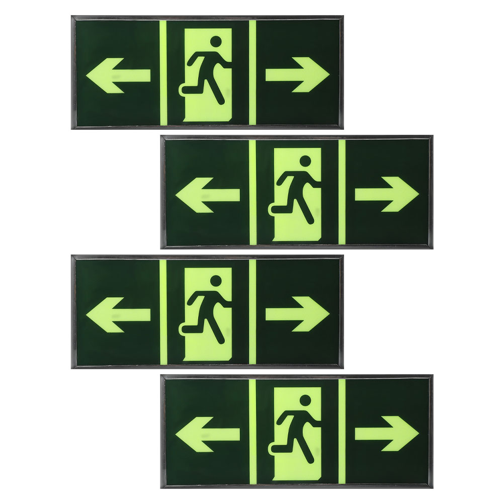 4Pcs Safety Exit Sign Stickers - Emergency Exit Sign recensione e prezzo