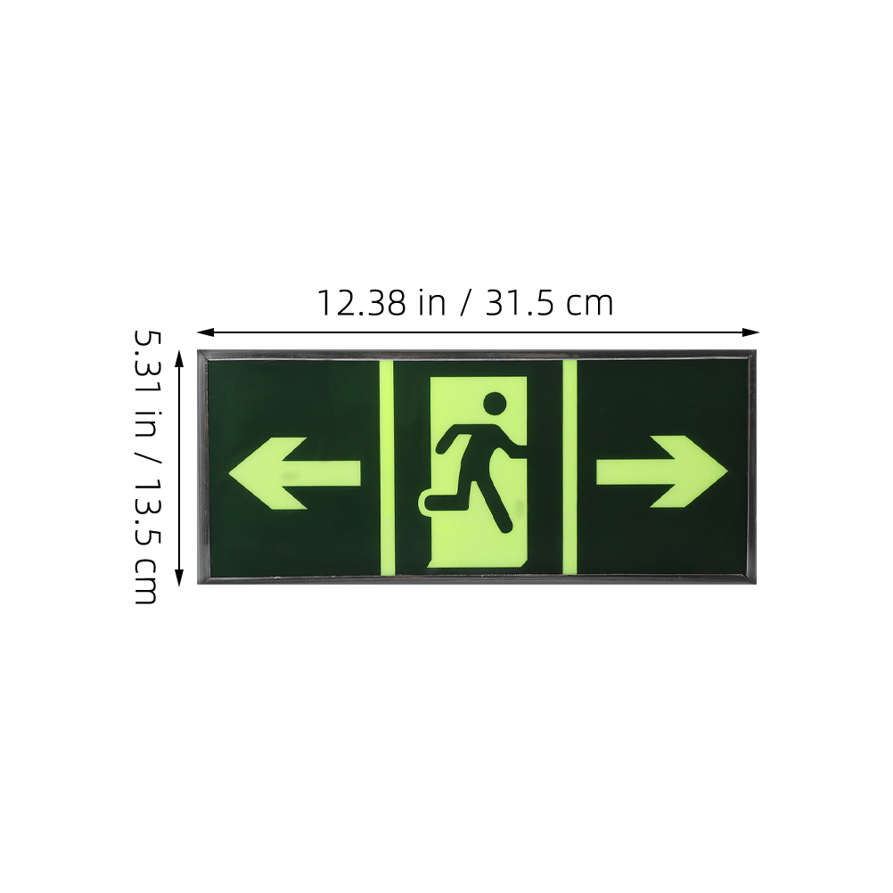 4Pcs Safety Exit Sign Stickers - Emergency Exit Sign recensione e prezzo