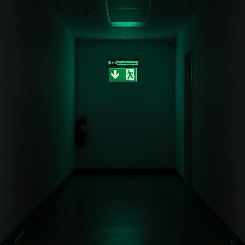 1 Sheet Glow-In-The-Dark Safet - Emergency Exit Sign recensione e prezzo