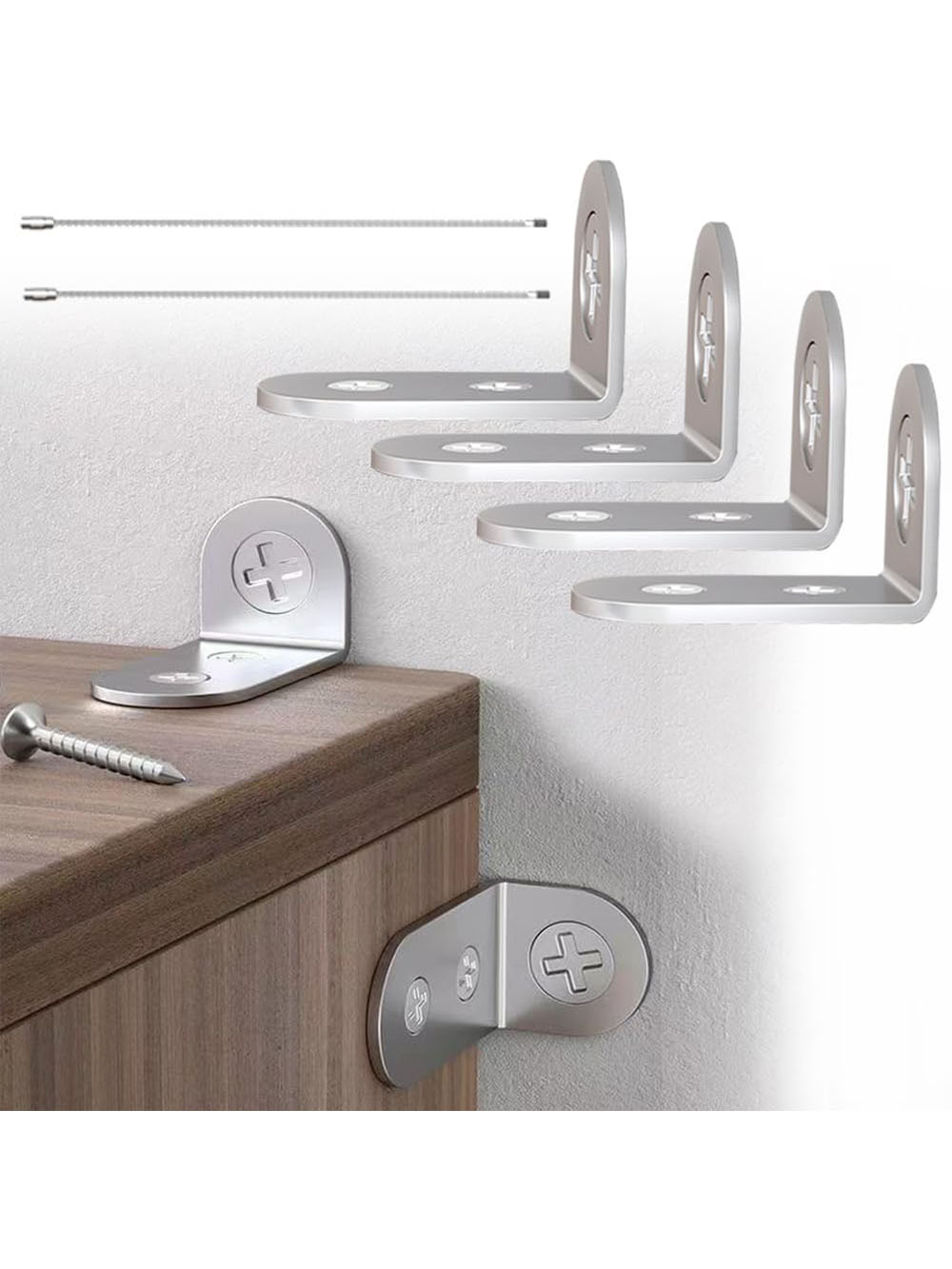 4pcs Furniture Anchors Earthqu - Earthquake Anchor Strap recensione e prezzo