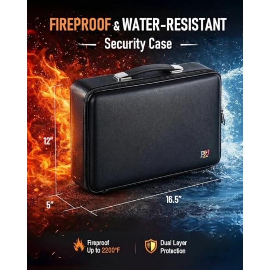 Fireproof Document Box - Hard- - Fire Safe Document recensione e prezzo