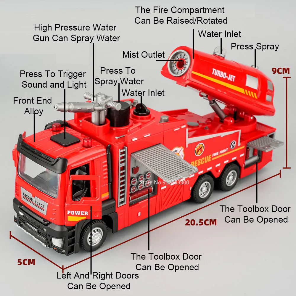 1:32 Scale Water Spray Fire Tr - Fire Escape Ladder recensione e prezzo