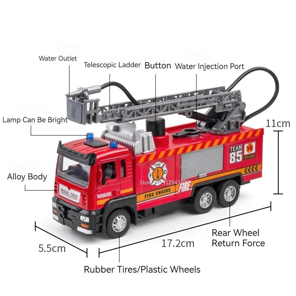 1:32 Scale Water Spray Fire Tr - Fire Escape Ladder recensione e prezzo