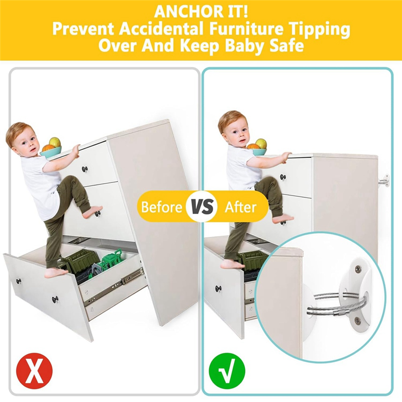 Furniture Anchors For Baby Pro - Earthquake Anchor Strap recensione e prezzo